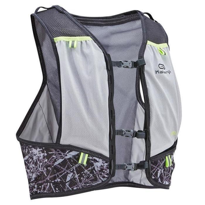 Kalenji Trail Running Vest Bag 5L Abu Motif - 8489223 - Xs-S