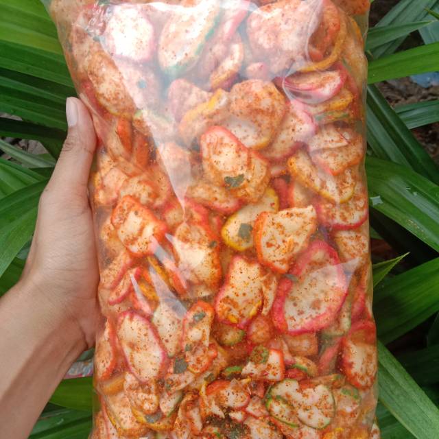 

Kerupuk seblak bantat pedas 500gram