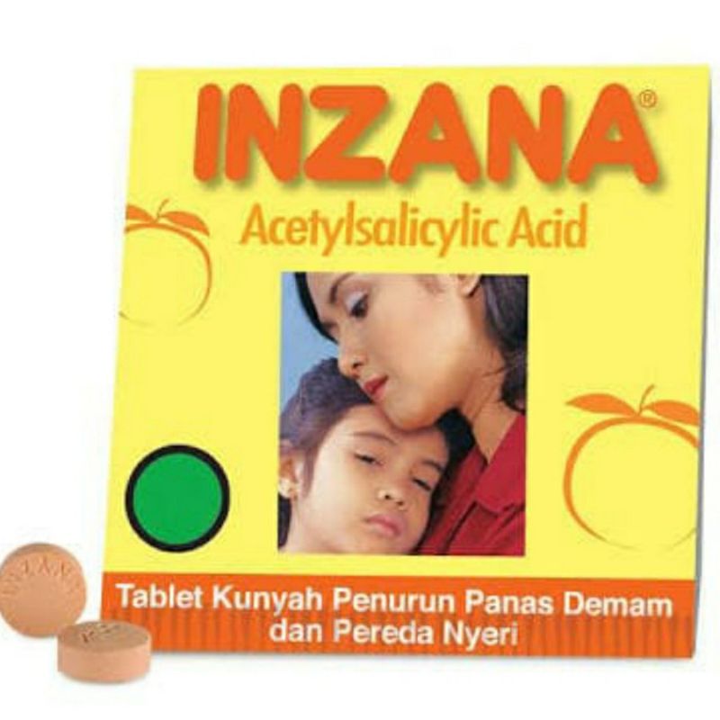 INZANA 4 TABLET OBAT PENURUN DEMAM ANAK