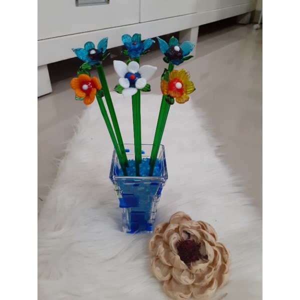 BUNGA LIDI KRISTAL 1 SET