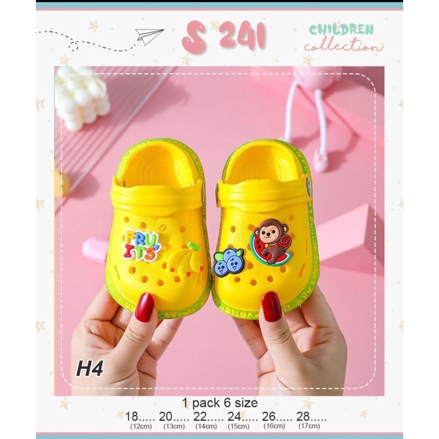 XIAOSHUAI SANDAL KARET ANAK / SANDAL ANAK