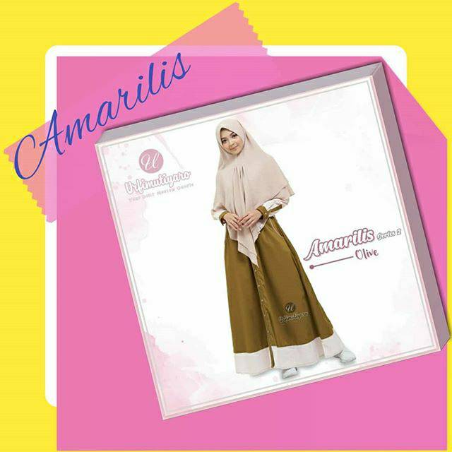 Gamis toyobo/gamis busui/gamis salur/amarilis dress urfimutiyaro