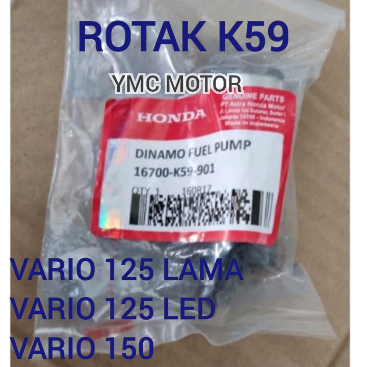 ROTAK K59 HONDA VARIO 125,VARIO 125 LED,VARIO 150 KUALITAS ASLI ORIGINAL