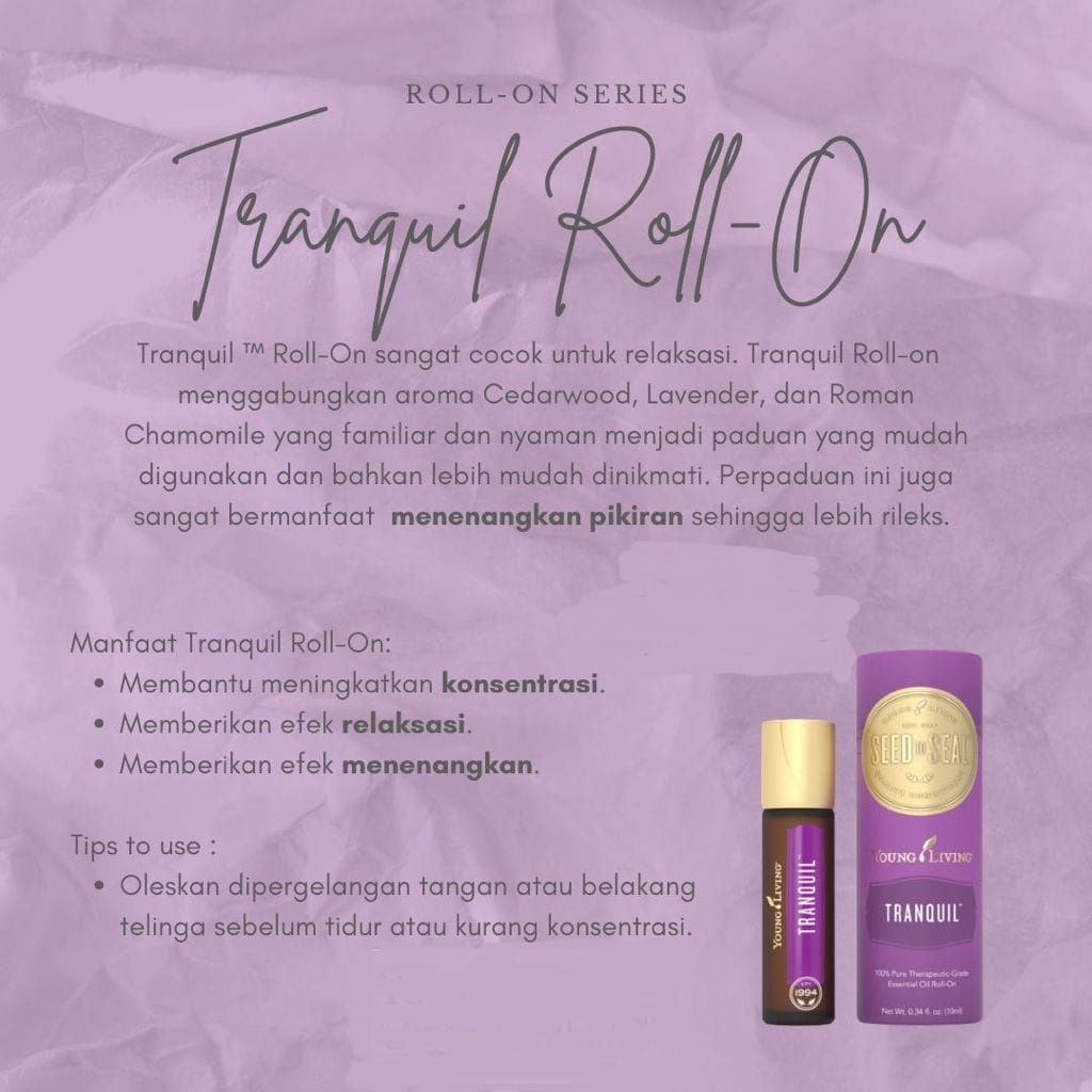 YOUNG LIVING ESSENTIAL OIL | TRANQUIL ROLL ON 10 ML