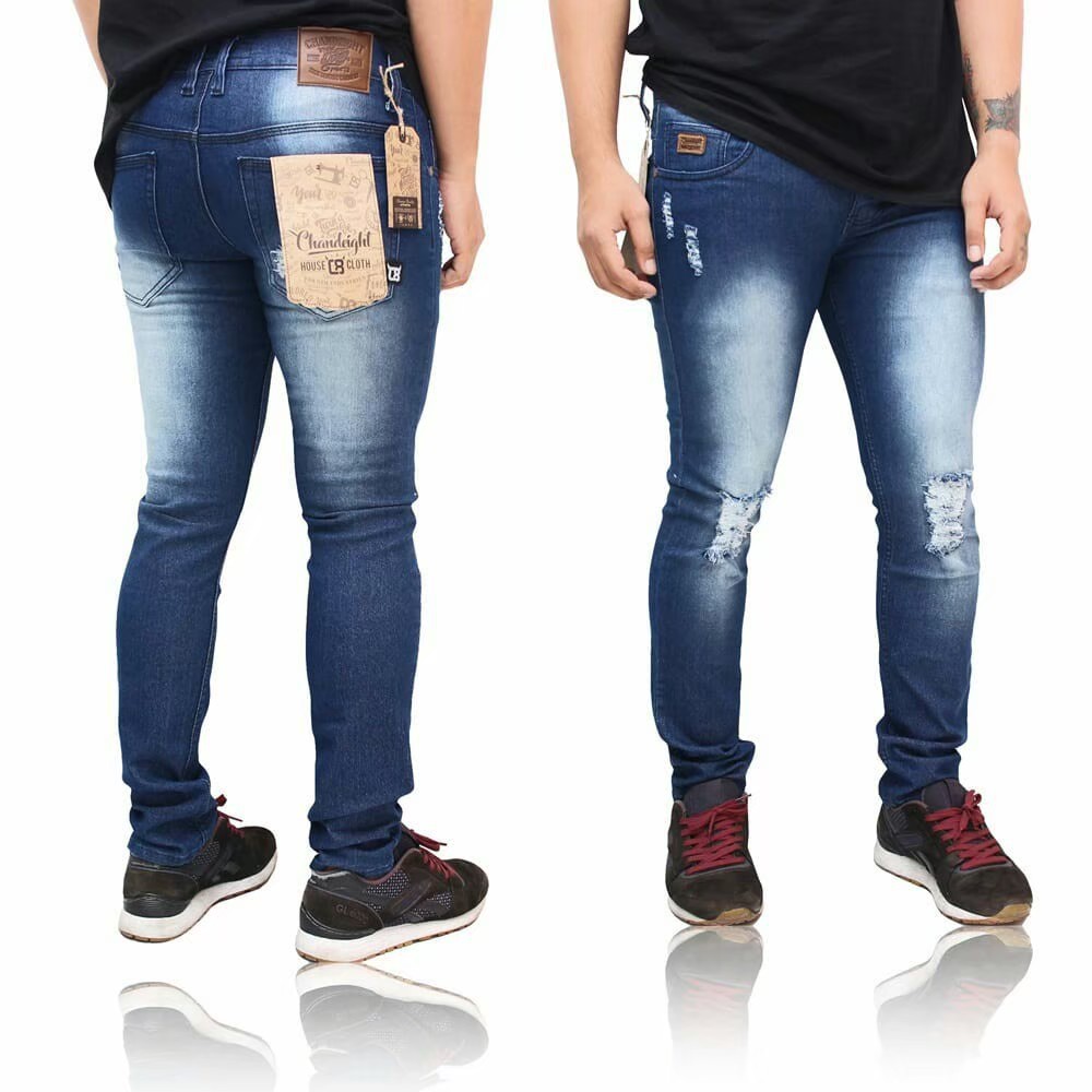 Celana jeans pria dewasa/Celana jeans sobek/celana jeans skinny/celana panjang pria/celana levis/COD