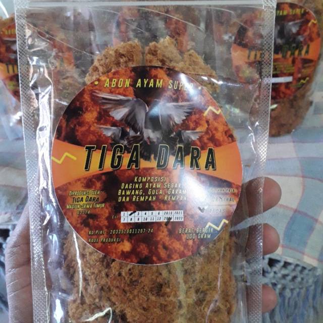 

ABON AYAM TIGA DARA
