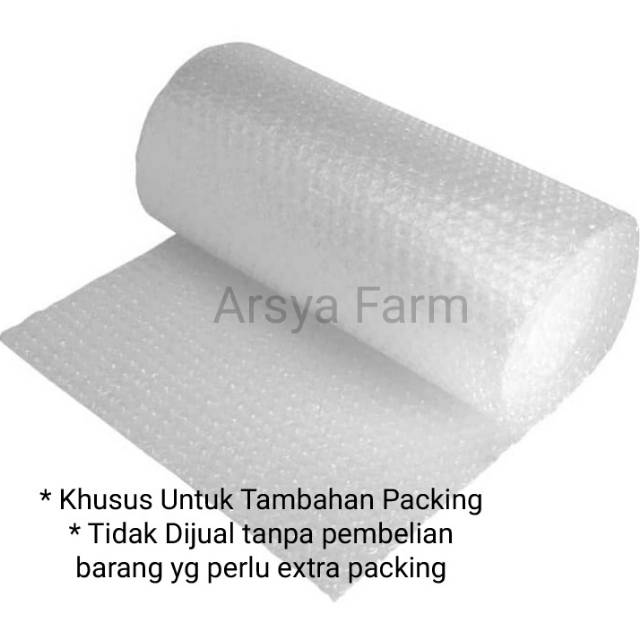 

Bubble Wrap Tambahan Untuk Extra Packing lebih Aman