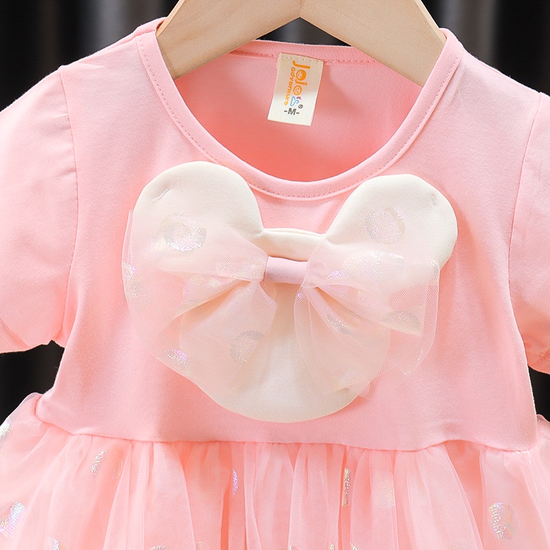 CHUBBI 87 Dress Anak Bayi Perempuan Mouse Head Pita