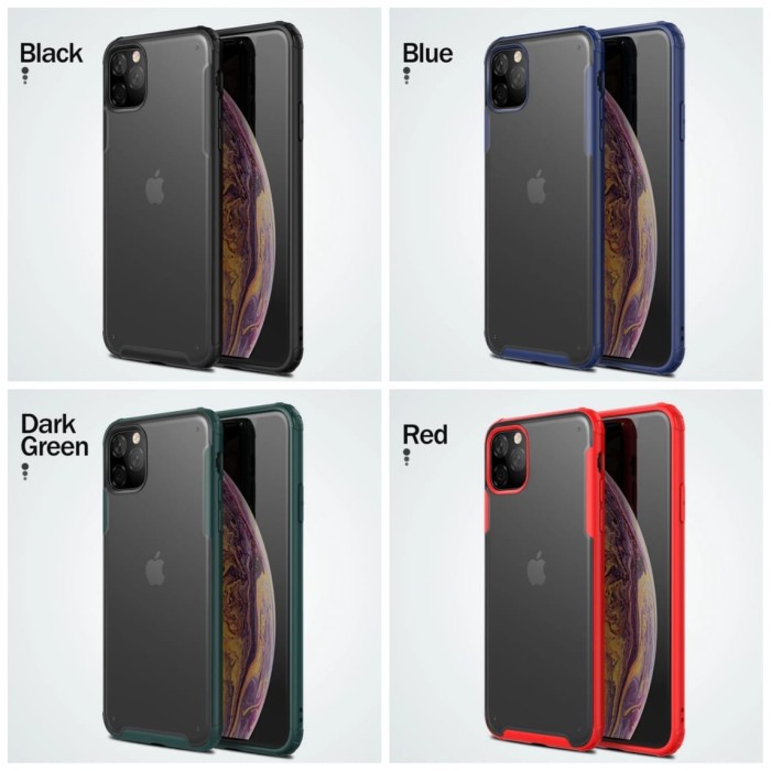 IPHONE 13 PRO MAX 13 MINI 12 PRO MAX 12 MINI SOFT CASE FROSTED TRITONE SERIES
