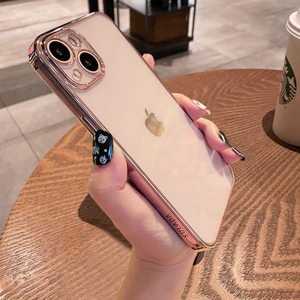 Soft Case Silikon Tpu Transparan Untuk compatible for Iphone 13 Pro Max 12 Mini / 12 Pro Max