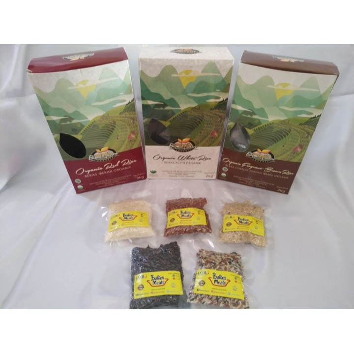 

Beras Organik Mixed / Hitam / Merah / Coklat / Putih BIONIC FARM Repack 100 gr BABIES MEALS