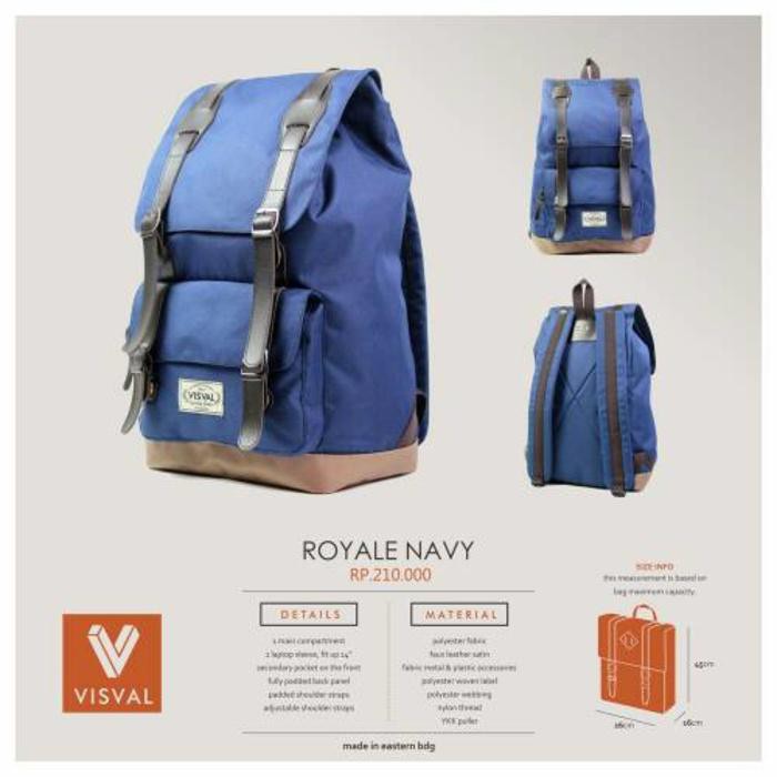 Sale Tas Ransel Backpack Visval Royale Gendong Punggung Laptop Keren Murah