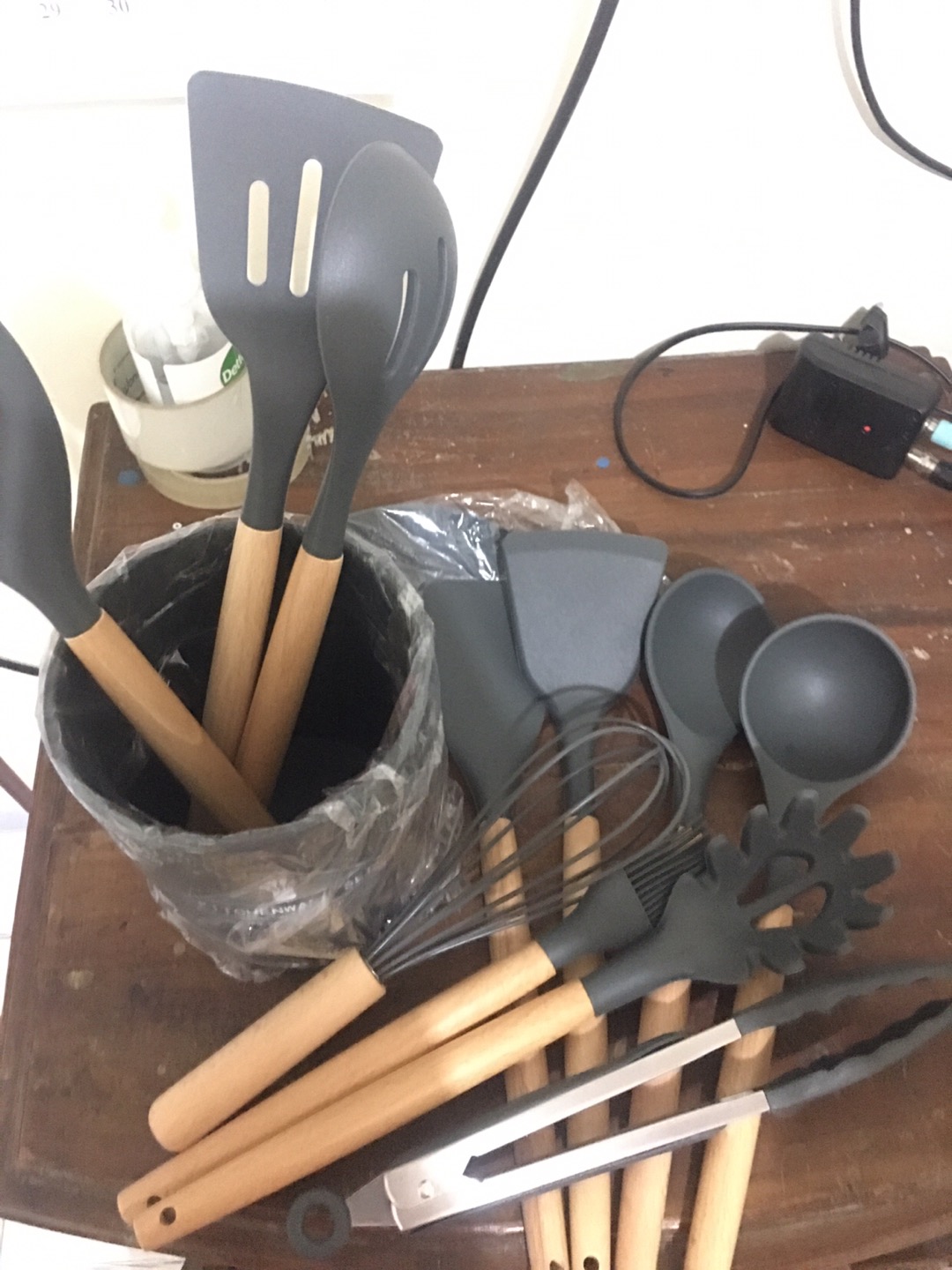 Starlight Spatula Set Alat Masak Silicone Utensile  Kitchen Set Sutil Peralatan Masak Hcu401