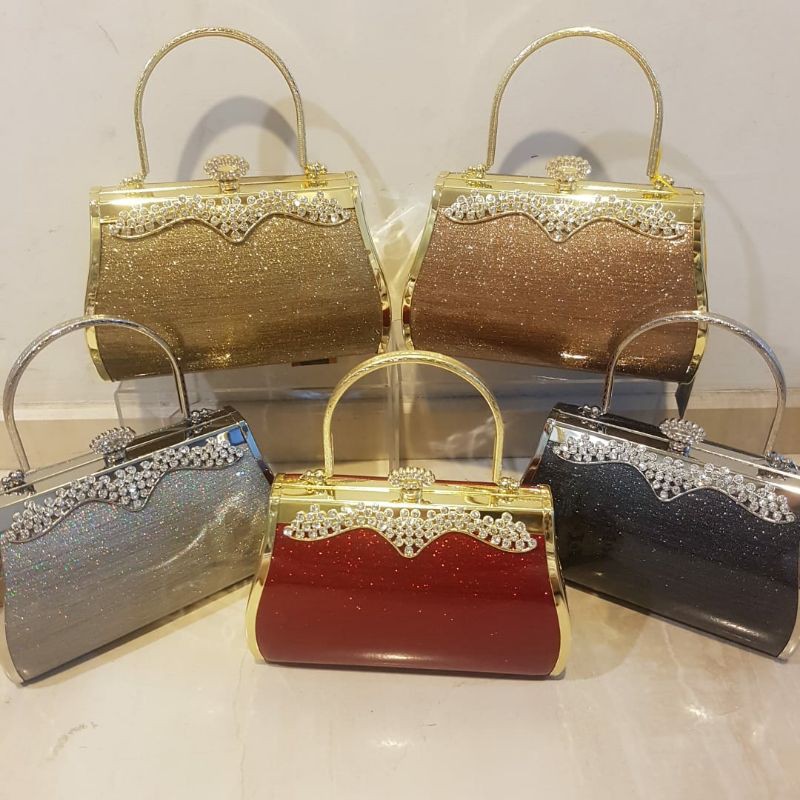 Tas Pesta Farnell Wanita Import Ukuran Besar Clutch Kondangan 2897/2870