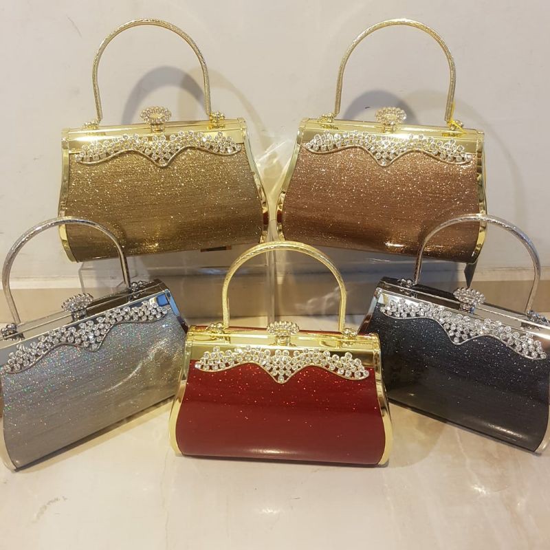 Tas Pesta Farnell Wanita Import Ukuran Besar Clutch Kondangan 2897/2870