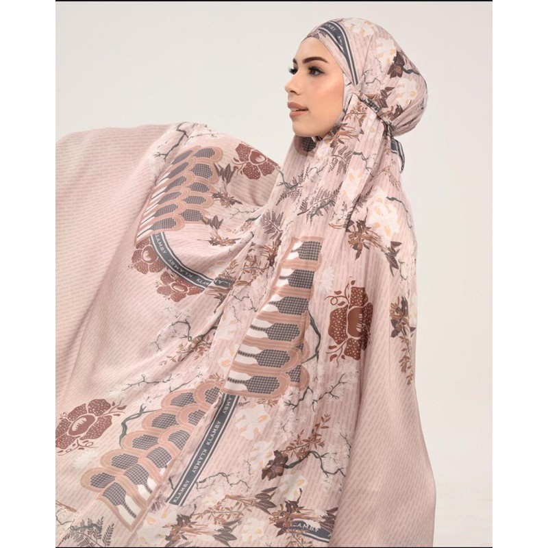 Wearing Klamby Mukena Color Perica