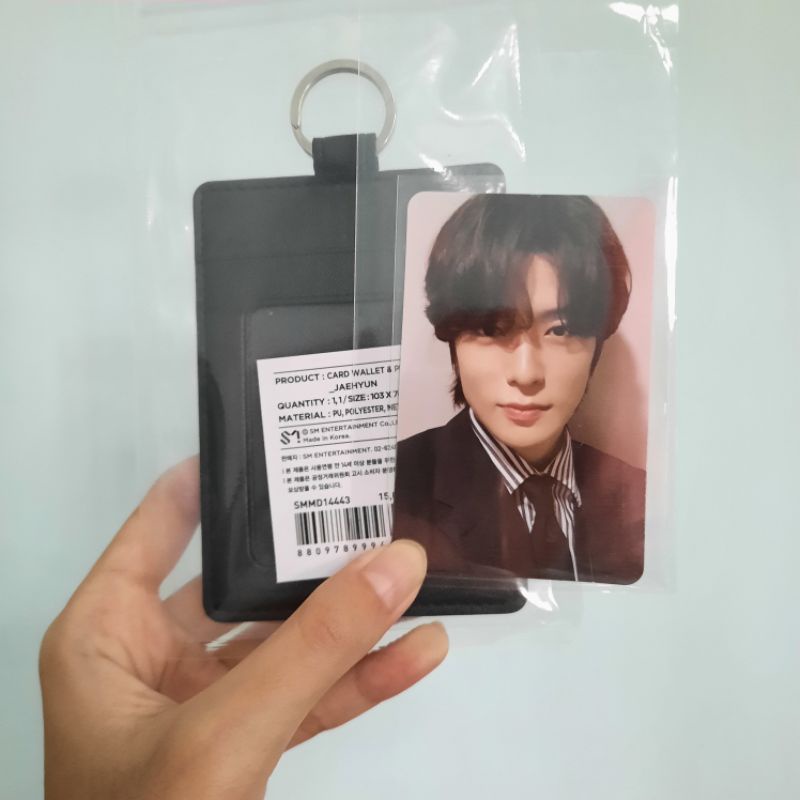 PC Photocard + Card Wallet Cawall Jaehyun set NCT 127 Online Fanmeeting