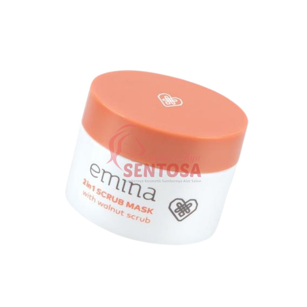 EMINA 2in1 SCRUB MASK WITH WALNUT SCRUB 50ml