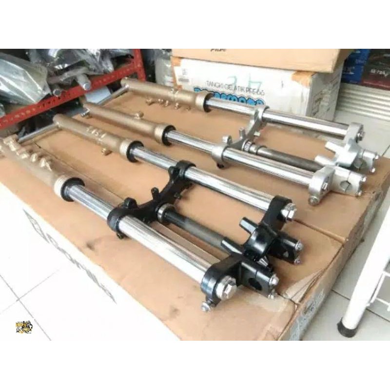 Shock Depan Ninja RR/R Non Ori Sudah PNP Honda Cb, Gl, Mp, Tiger