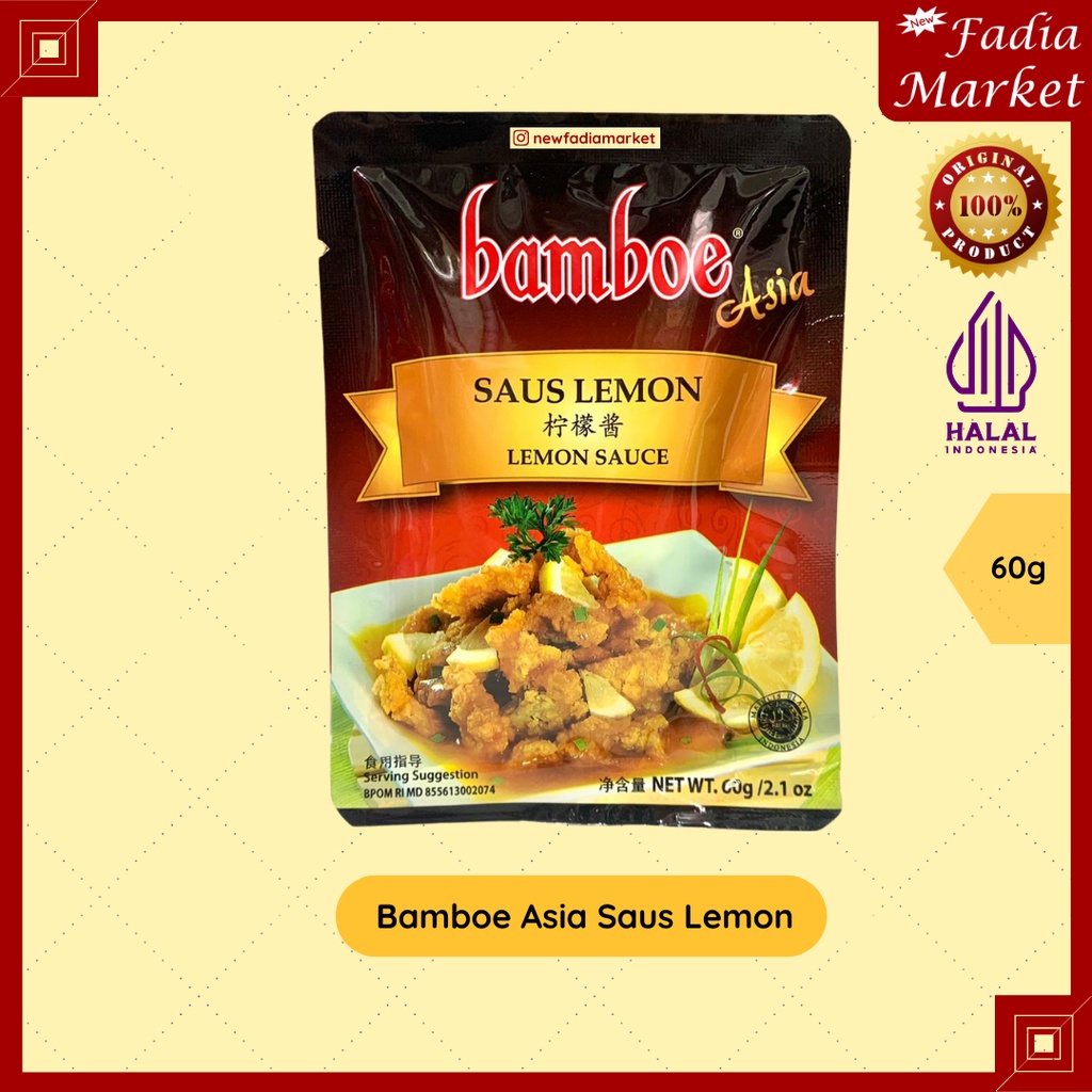 

Bamboe Asia Bumbu Masak Instan - Saus Lemon (Lemon Sauce) 60g