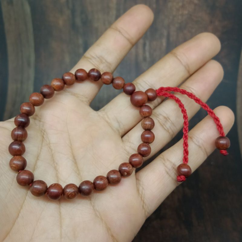 Gelang Cantik Pria Wanita  Kayu Galih Nagasari Asli Size 6mm ORIGINAL!!