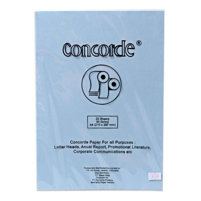 

KERTAS CONCORDE A4 90 GR 80205 NAVY BLUE