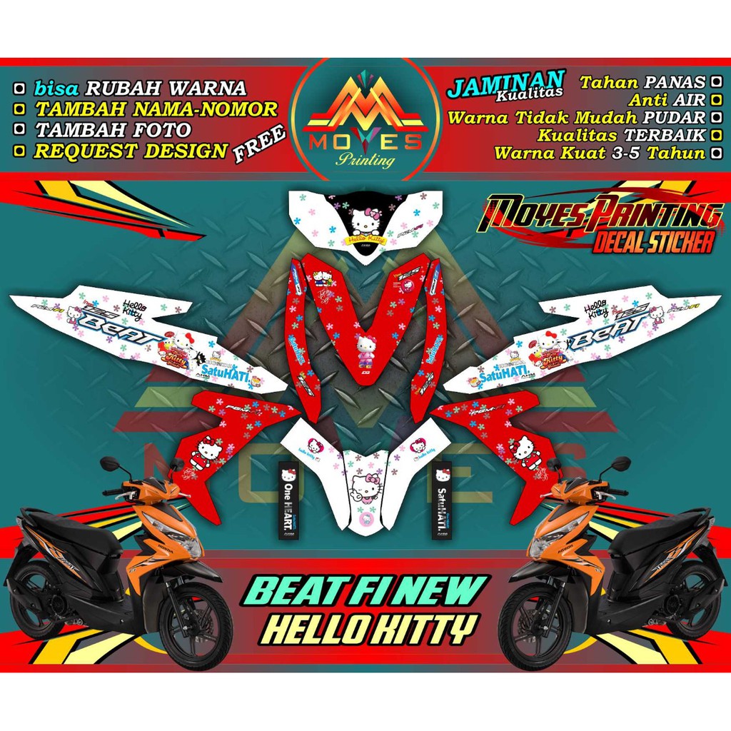 decal beat fi stiker decal motor beat fi decal motor beat fi stiker motor beat fi new - spec C