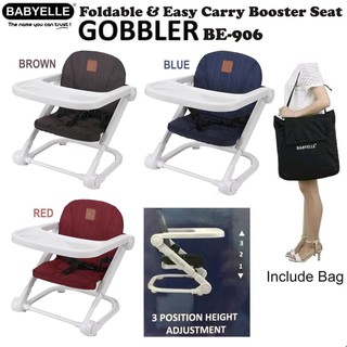 Booster Seat BabyElle Gobbler 906 Foldable Free Travel  Bag 