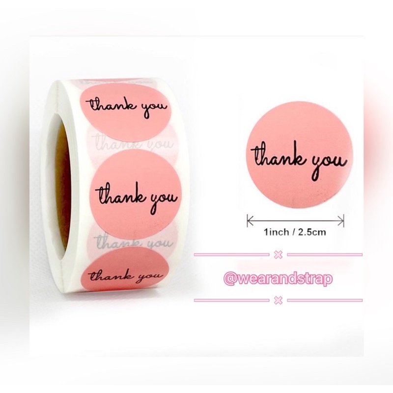

sticker thankyou ; sticker handmade ; sticker thanks for order