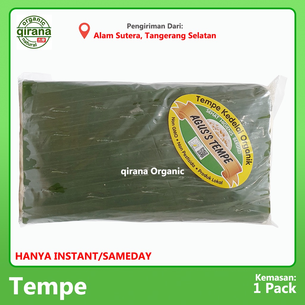 

Tempe Organik Non GMO Agus