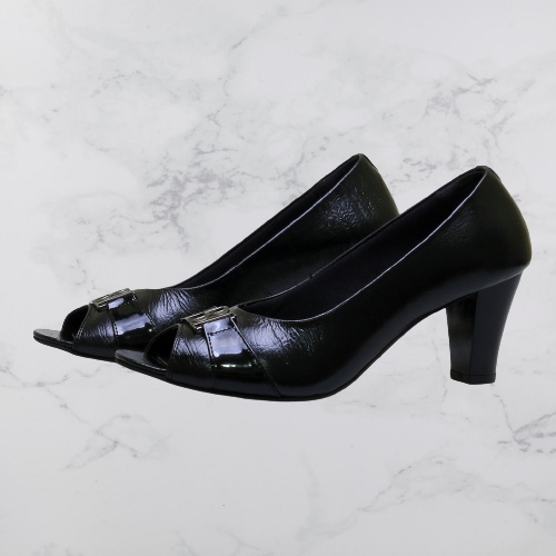 SEPATU KERJA FORMAL PANTOFEL WANITA KULIT ORIGINAL BSM SOGA CIBADUYUT BANDUNG BDS 020 COD