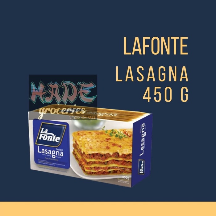 

PASTA-ANEKA- LASAGNA SKINS|KULIT LASAGNA LAFONTE 450GR -ANEKA-PASTA.