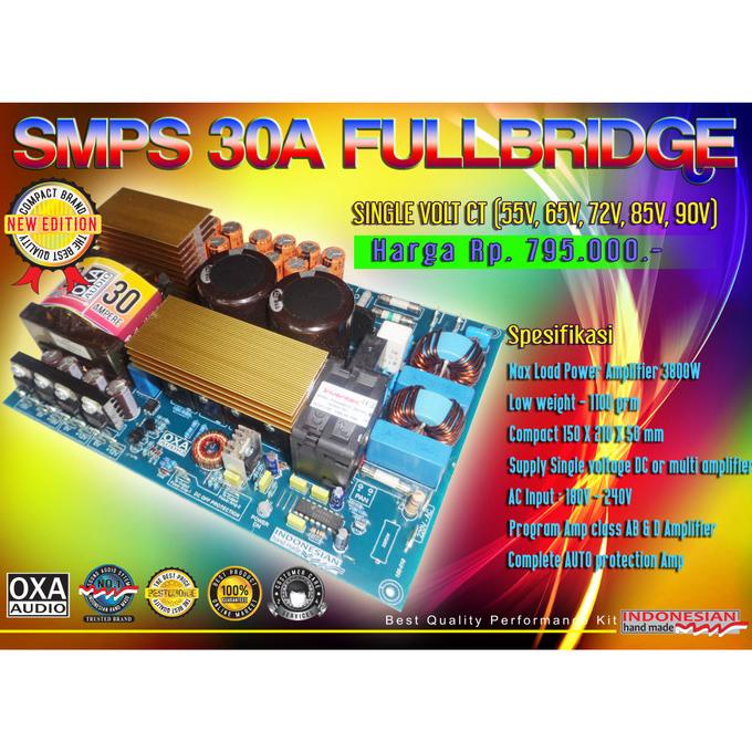 SMPS 30A FULLBRIDGE SATU TEGANGAN OUT CT
