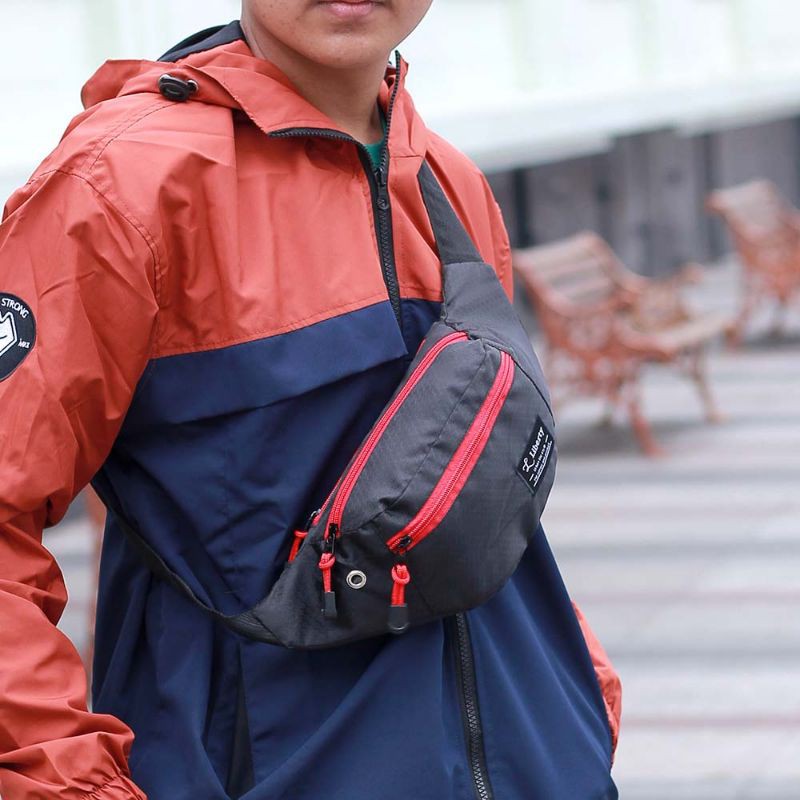 ARG Tas Selempang Pria Cowok Slingbag Tas Hp Kecil Tas pinggang Tas Bahu Tas Dada Slempang Distro