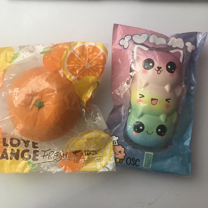 PAKET SQUISHY MURAH (Ibloom orange & OSC dango)