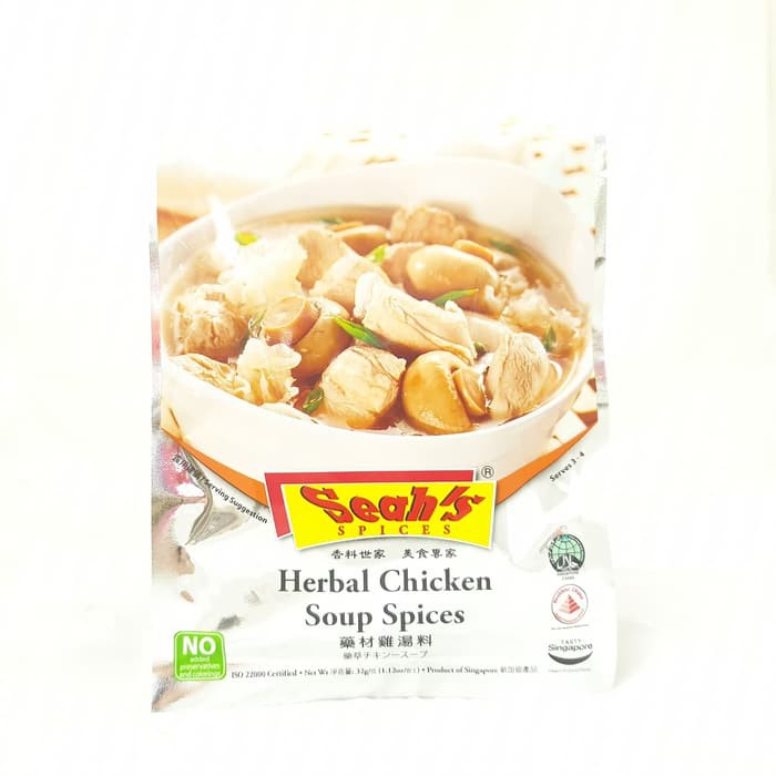

Seah'S Herbal Chicken Soup Spices 32Gr