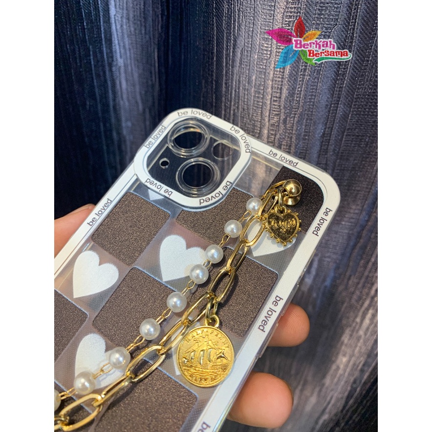 GM004 SOFTCASE DESAIN HATI RANTAI MUTIARA SAMSUNG A04E A04S A02 M02 A02S A03 A03 CORE A03S J2 PRIME GRAND PRIME A10S M01S A11 M11 A12 M12 A20S A21S BB6815