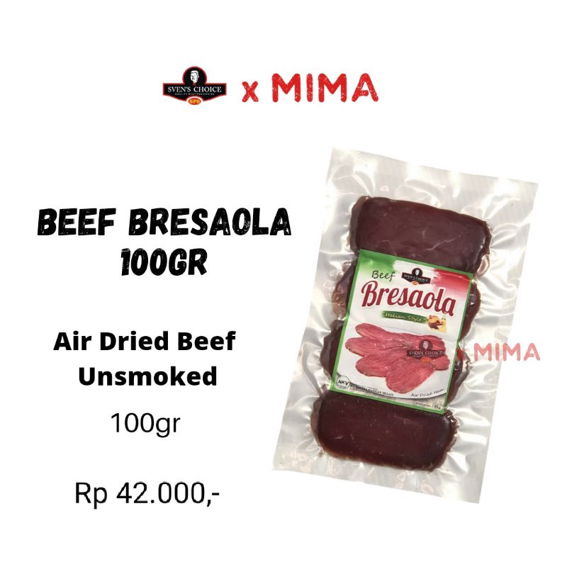 

Sven's Choice Ham Sapi Beef Bresaola Air Dried 100gr