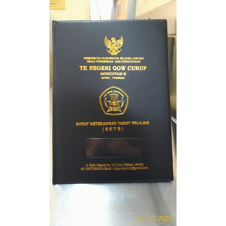 

Map rapot isi 10 Kantong