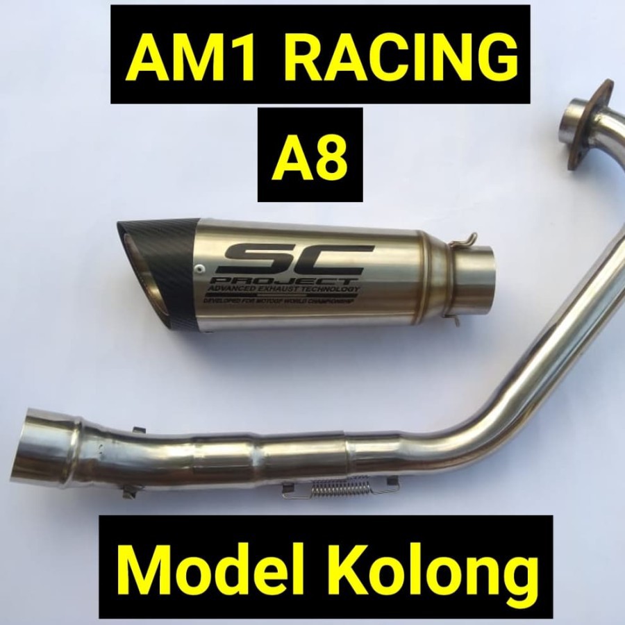 Knalpot Kolong Sc Project S1 Underbelly New Vixion R15 V3 V2 Vva Murah