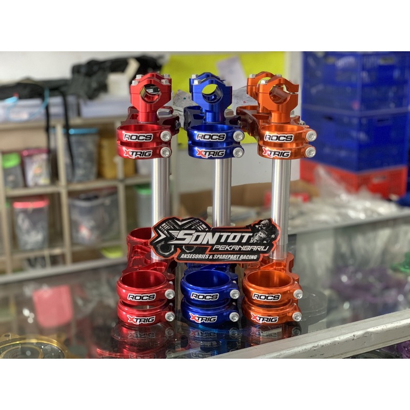 Jual TRIPLE CLAMP KTM HUSQVARNA MODEL X TRIG BISA PNP REALJUMP Shopee