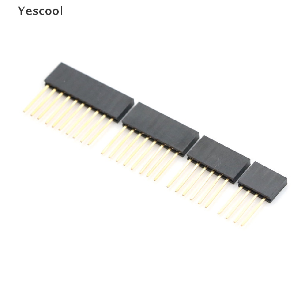 Yescool 10pcs Kepala Femal Kaki Panjang 2.54mm Untuk Arduino Shield