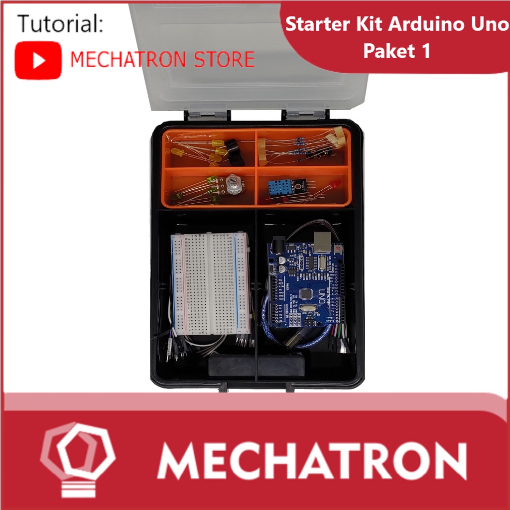 Jual Arduino Uno Starter Kit Compatible Paket Belajar 1 Free CD Source ...