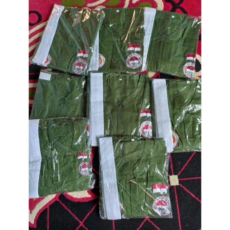 baju silat PERSINAS ASAD dari ukuran anak anak sampai dewasa..