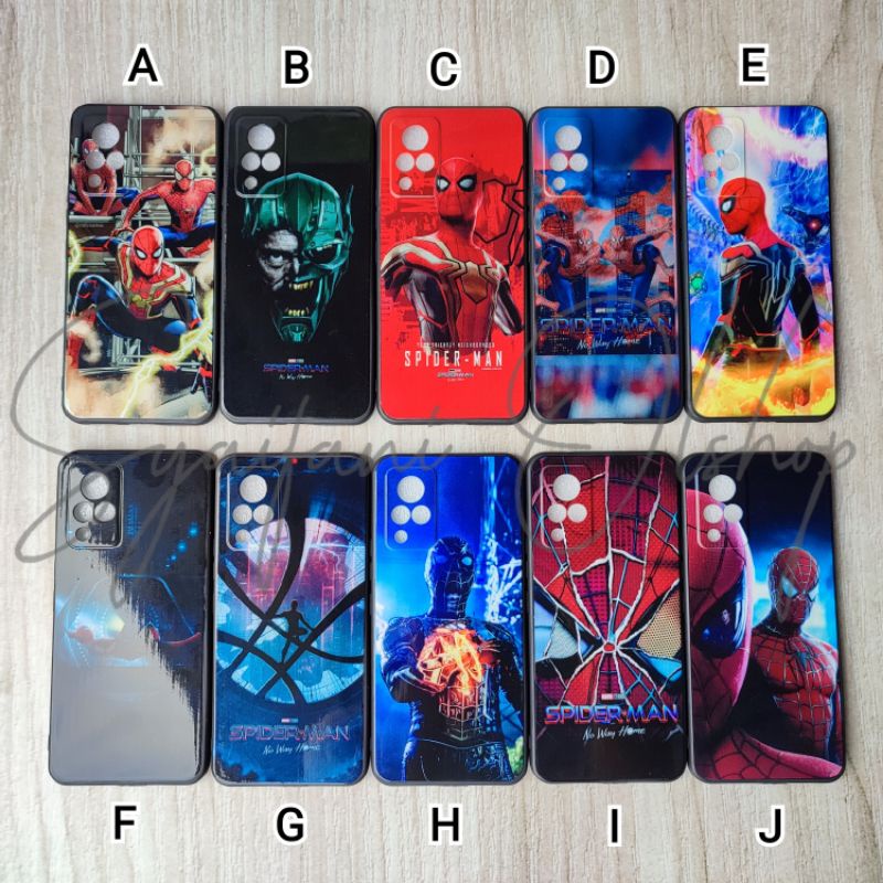 Case Fuze Vivo V21 ( V2066 , V2108 ) / Vivo V21 5G ( V2050 ) Case Karakter Spiderman Gambar Gloosy/mengkilap