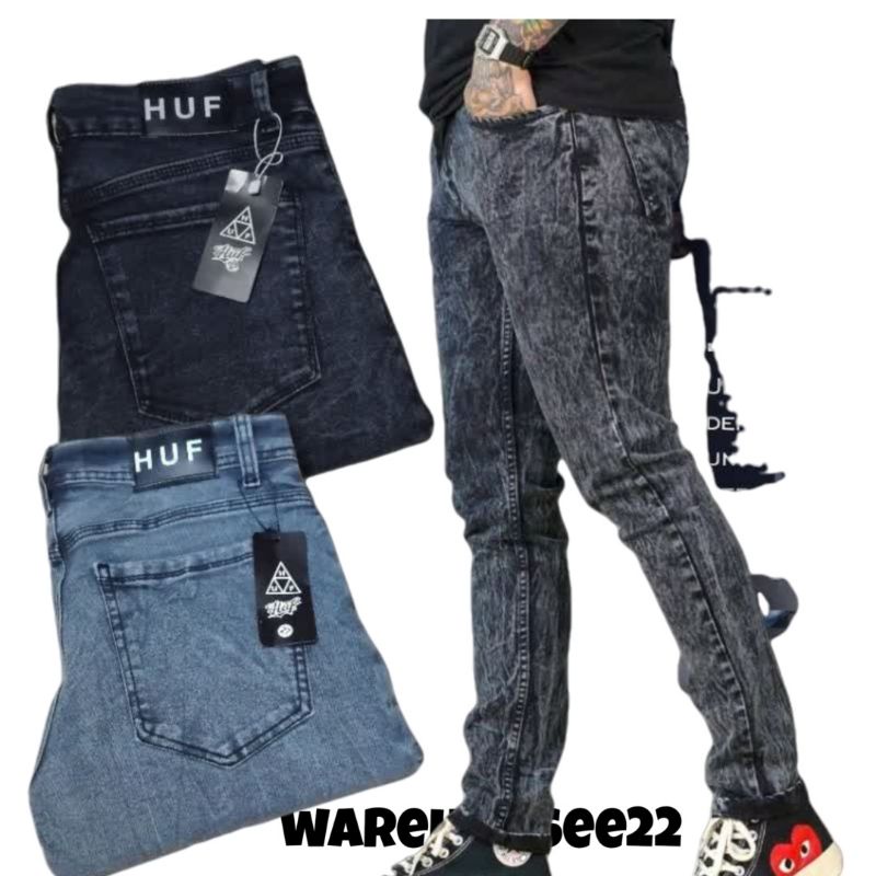 CELANA JEANS PRIA Celana Jeans Pria Snow Wash Original celana panjang pria