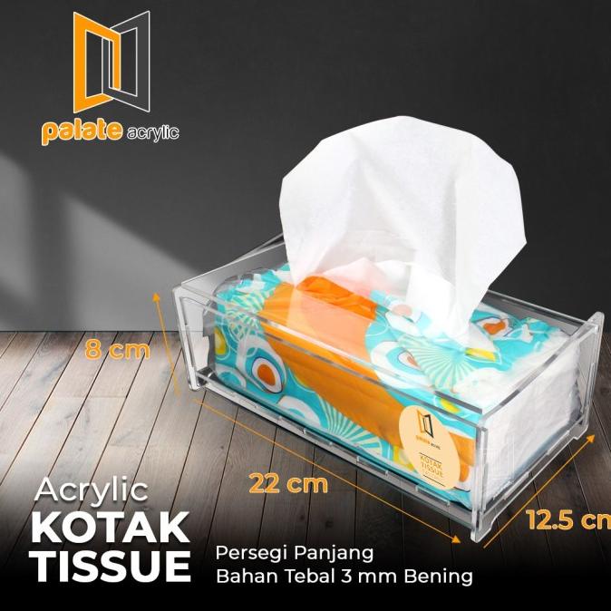 AKRILIK TISSUE BOX / ACRYLIC TEMPAT TISSUE / TISSUE BOX 3MM