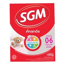 SGM ANANDA pro Gress Maxx 0-6 bulan 1000 gram / SUSU BUBUK