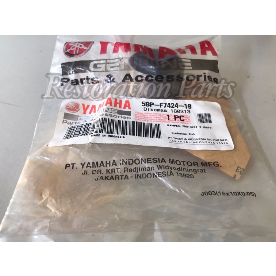 Bos Donat Dudukan Silencer Knalpot 5BP-F7424-10 Scorpio Z