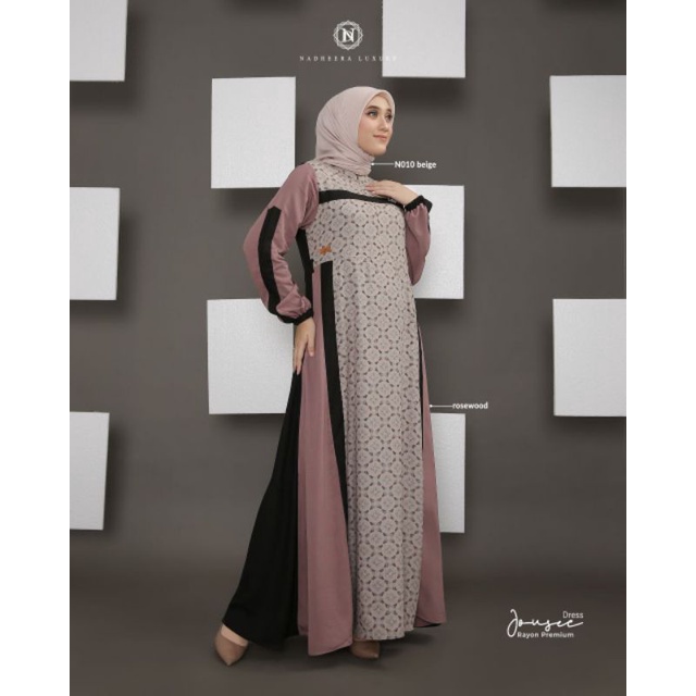JOUSEE DRESS by Nadheera Luxury gamis muslim wanita terbaru || sakura Store99